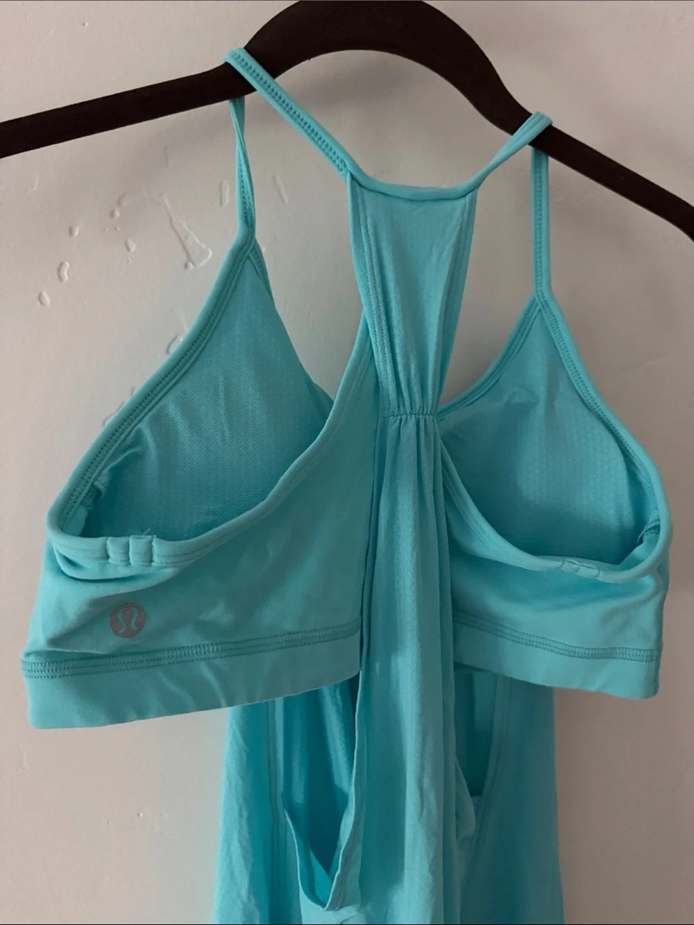 Lululemon Light turquoise Blue Women's Tank Top with built in bra